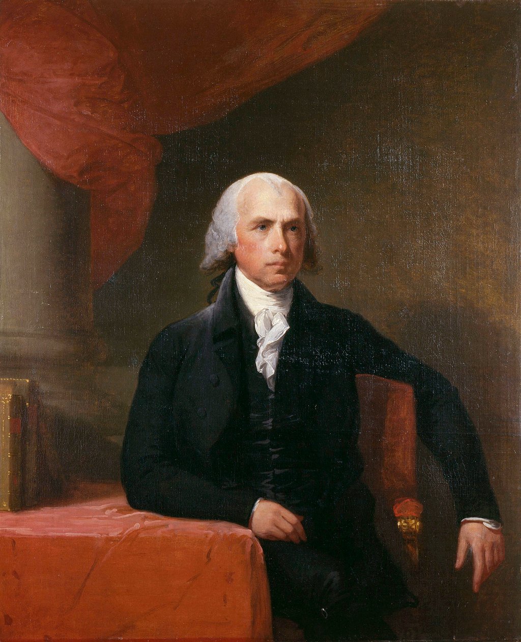 James Madison (1751-1836), Amerikalı politikacı by Gilbert Stuart