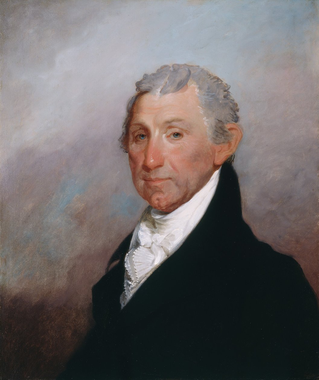 James Monroe, c. 1817. by Gilbert Stuart