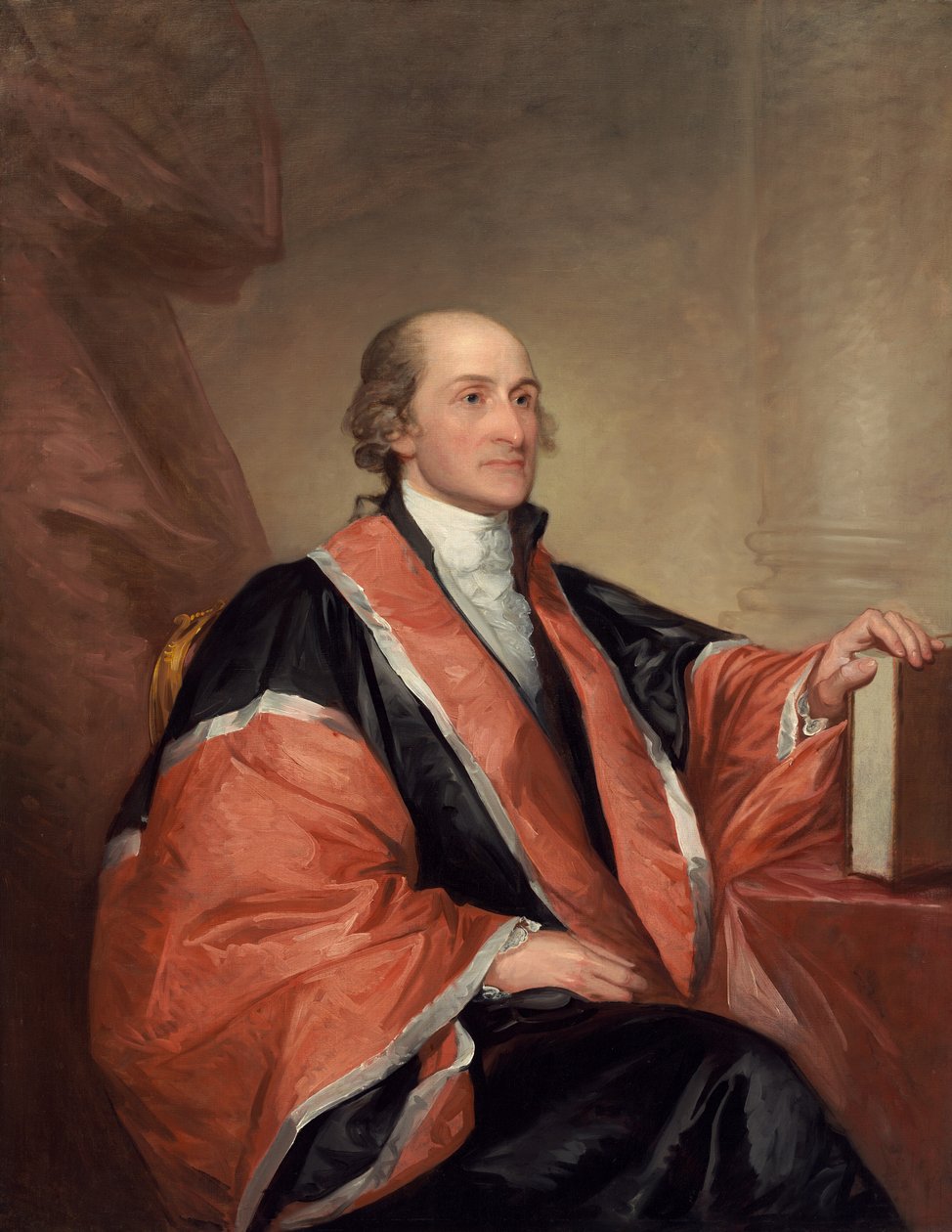 John Jay, 1794. by Gilbert Stuart