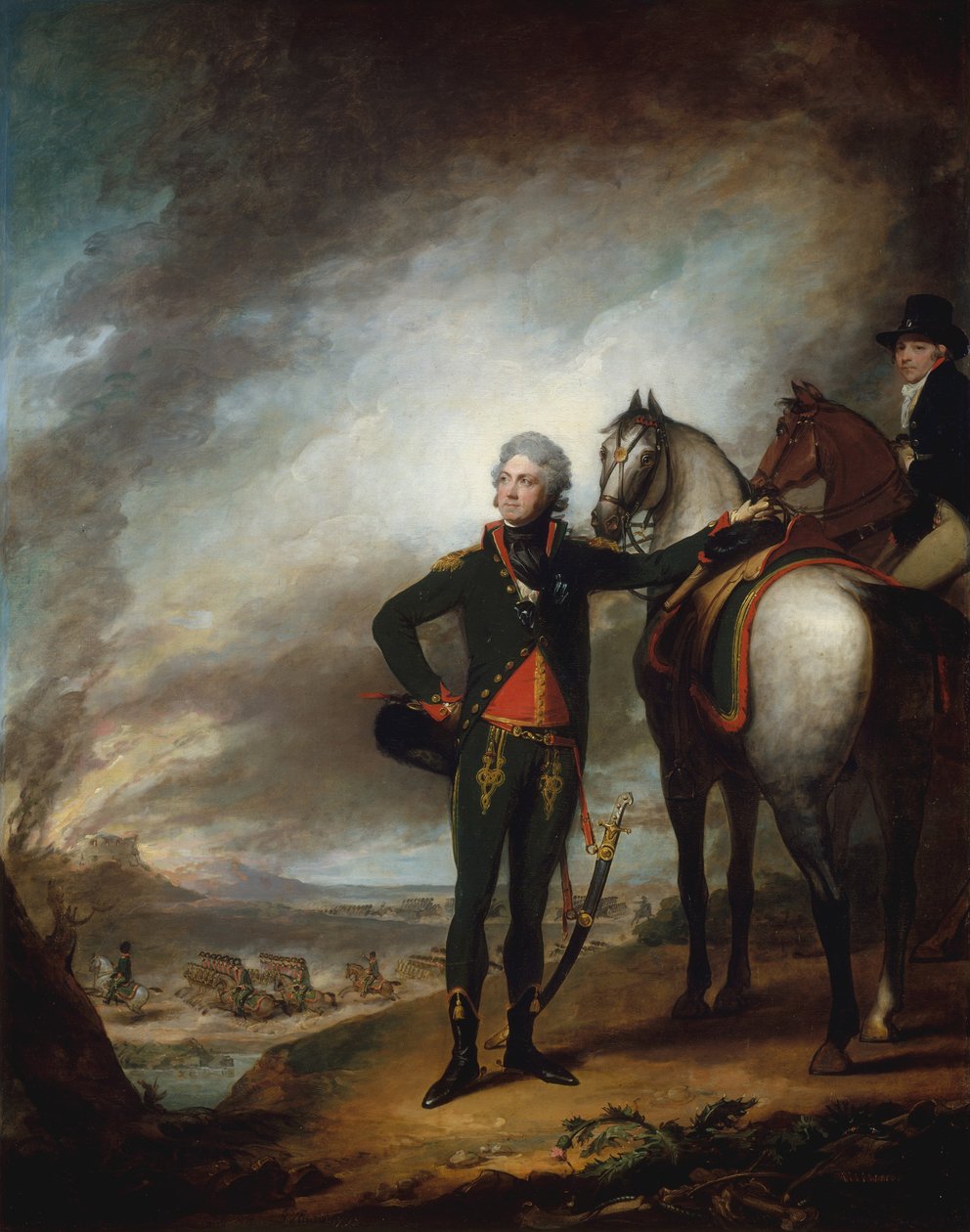 Louis-Marie, Noailles Vikontu, 1798. by Gilbert Stuart