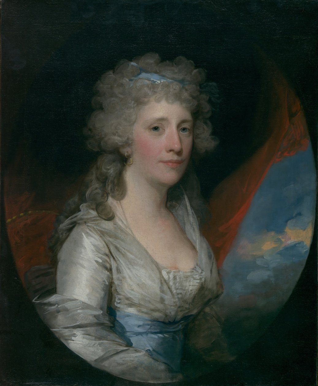 Bayan Joseph Anthony Jr. Henrietta Hillegas, yak. 1795-98. by Gilbert Stuart