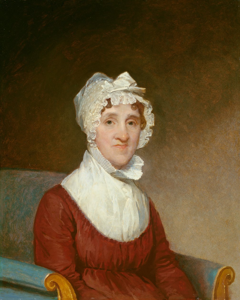 Sarah Homes Tappan Bayan Benjamin Tappan, 1814. by Gilbert Stuart