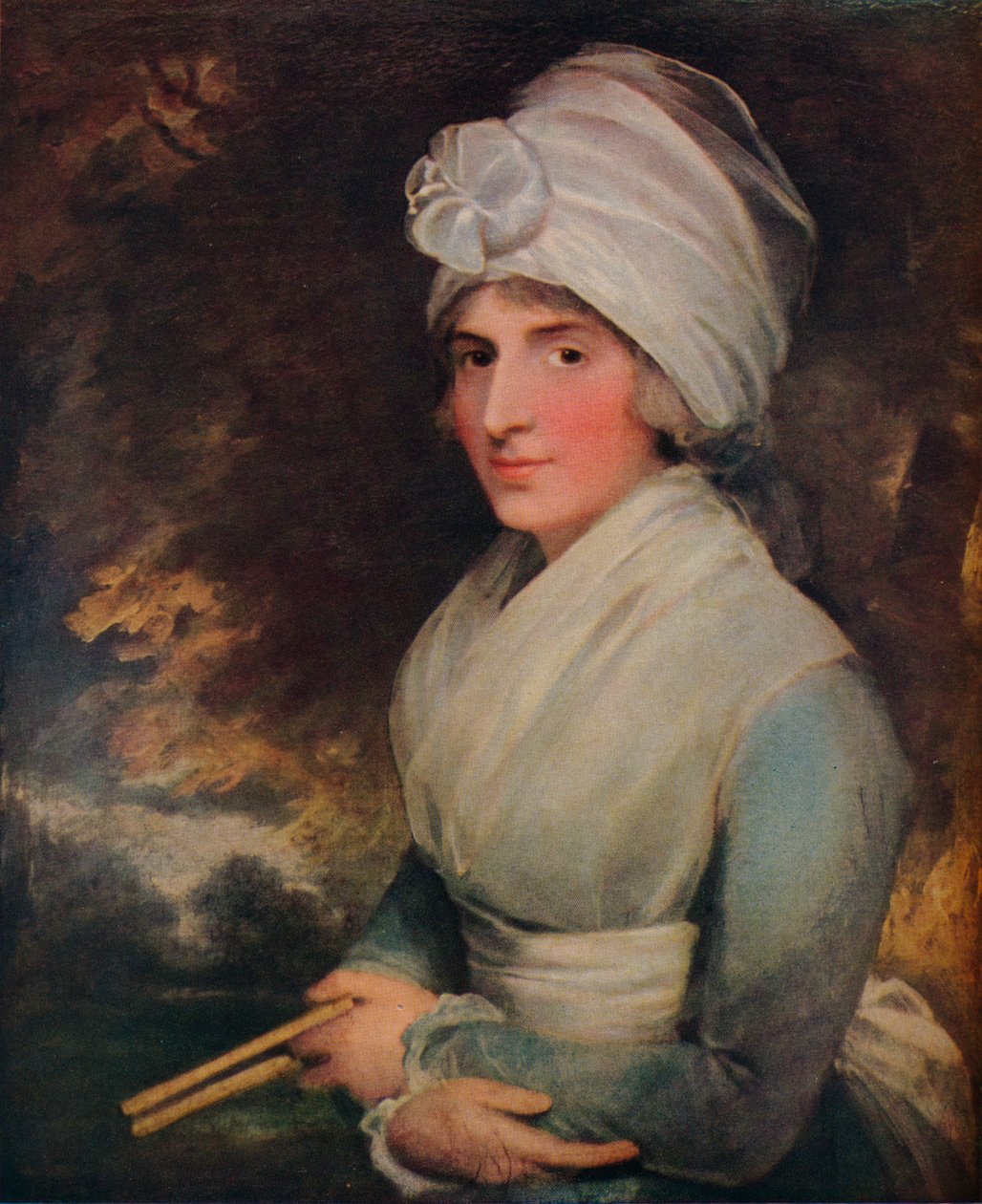 Sarah Siddons, 1787 by Gilbert Stuart