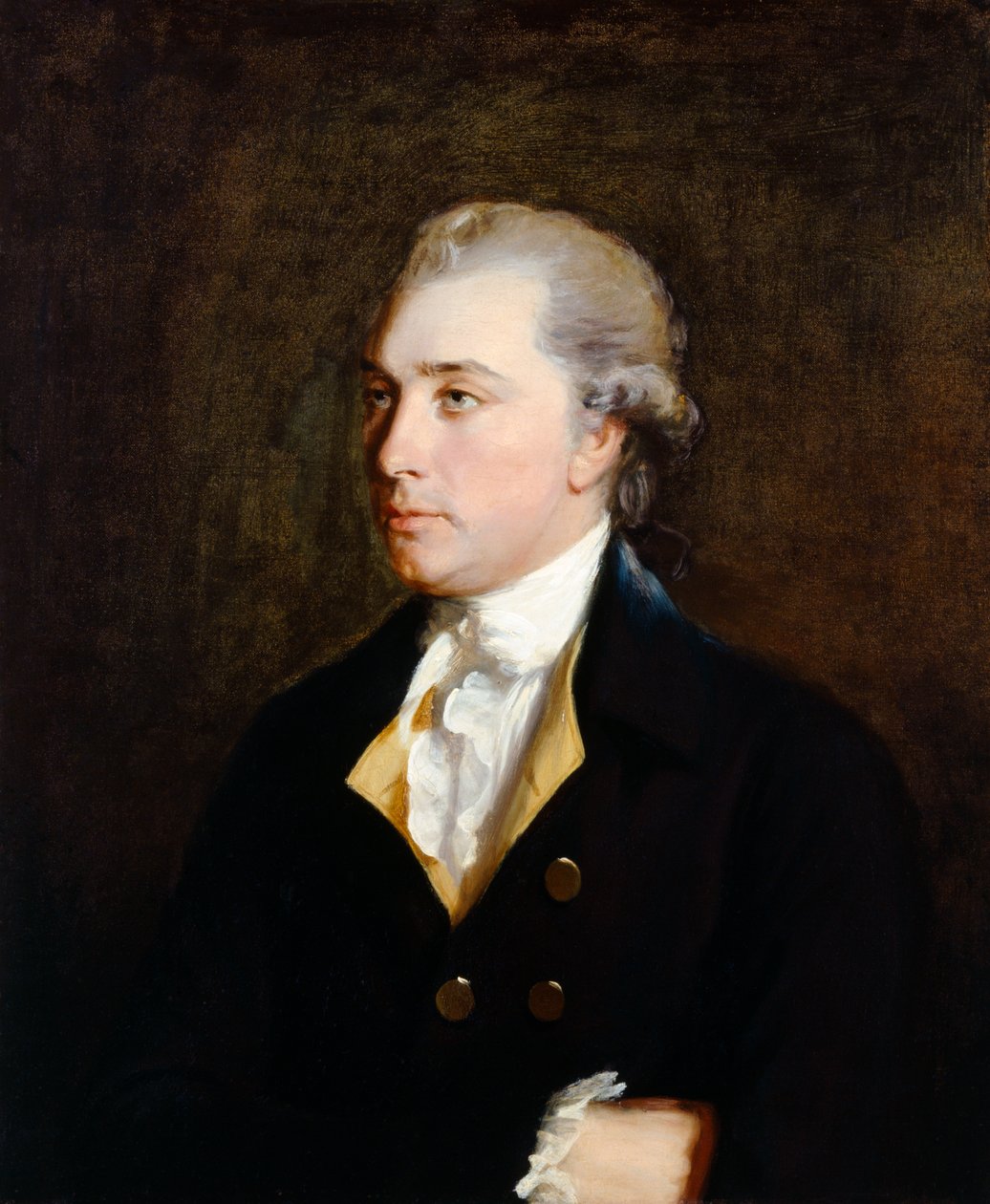 Sir Godfrey Webster (tuval üzerine yağlıboya) by Gilbert Stuart