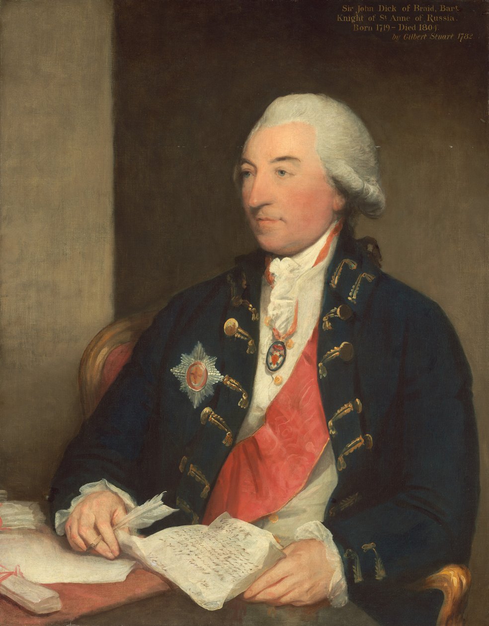 Sir John Dick, 1783. by Gilbert Stuart