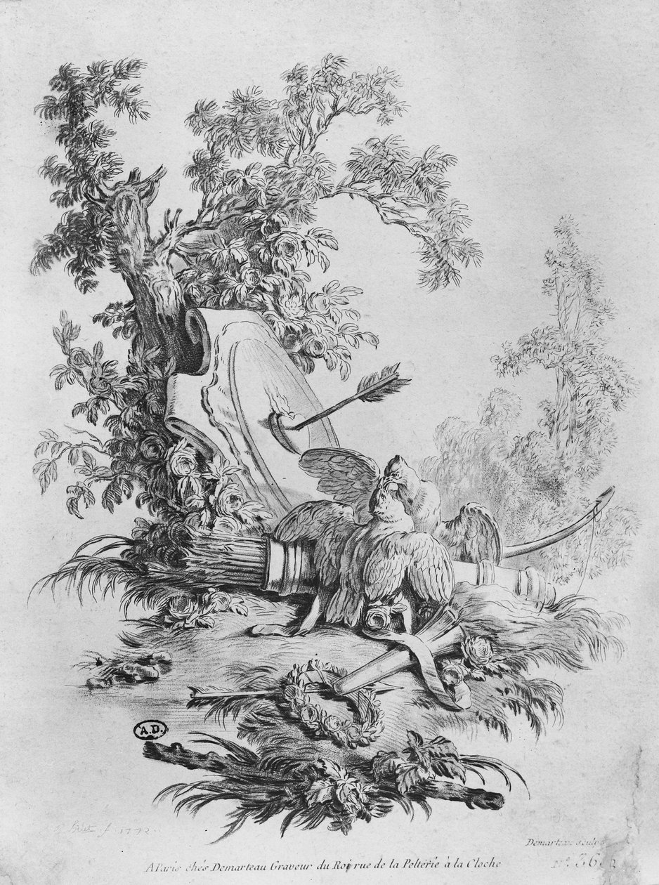 The Two Pigeons, illustration for the 