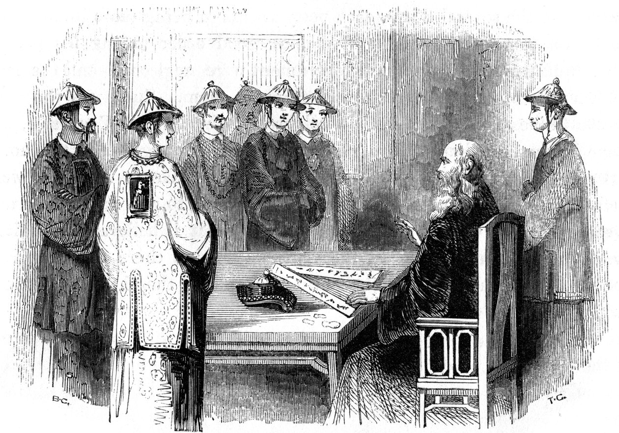 Konfüçyüs ve öğrencileri, MÖ 5. yy, 1847 by Giles