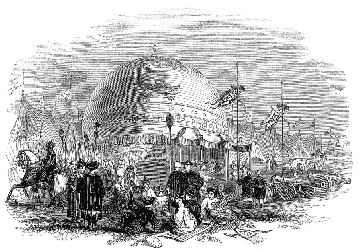 Topu denemenin büyük töreni, 1847 by Giles