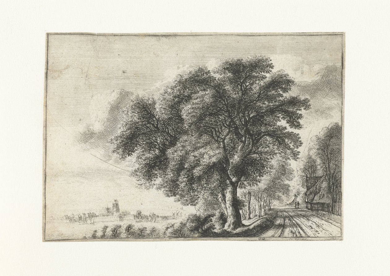 Solda Dordrecht manzaralı manzara by Gilles Neyts