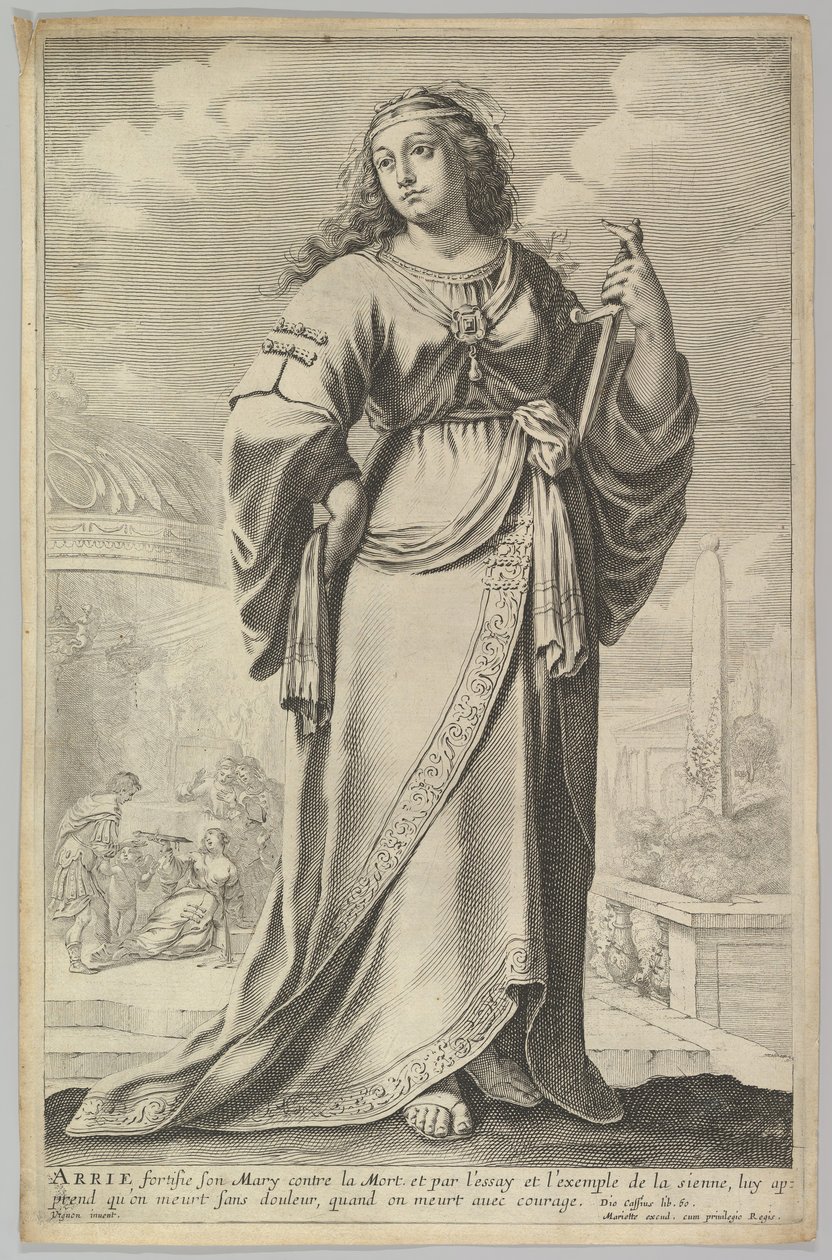Arrie, 1647. Yaratıcılar: Gilles Rousselet, Abraham Bosse. by Gilles Rousselet and Abraham Bosse