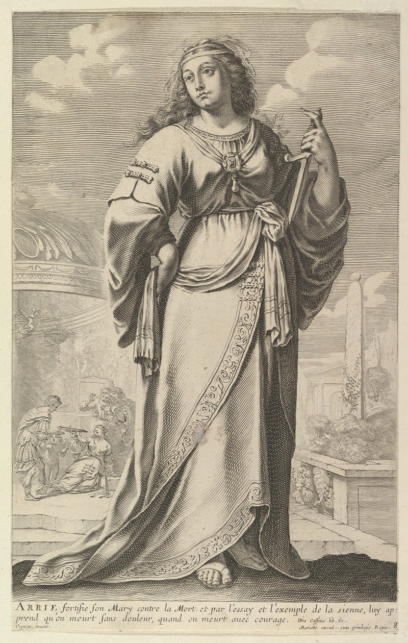 Arrie, 1647. Yaratıcılar: Gilles Rousselet, Abraham Bosse. by Gilles Rousselet and Abraham Bosse