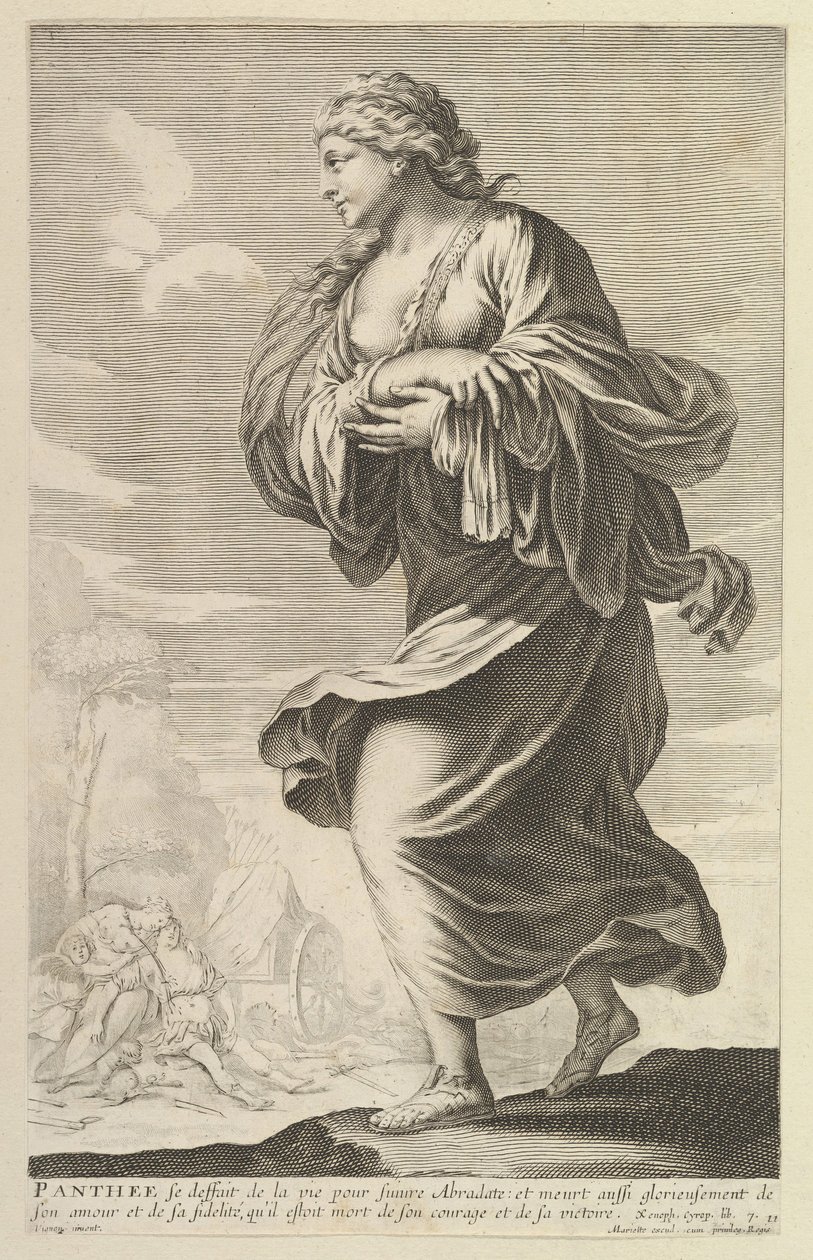 Pantheus, 1647. Yaratıcılar: Gilles Rousselet, Abraham Bosse. by Gilles Rousselet and Abraham Bosse