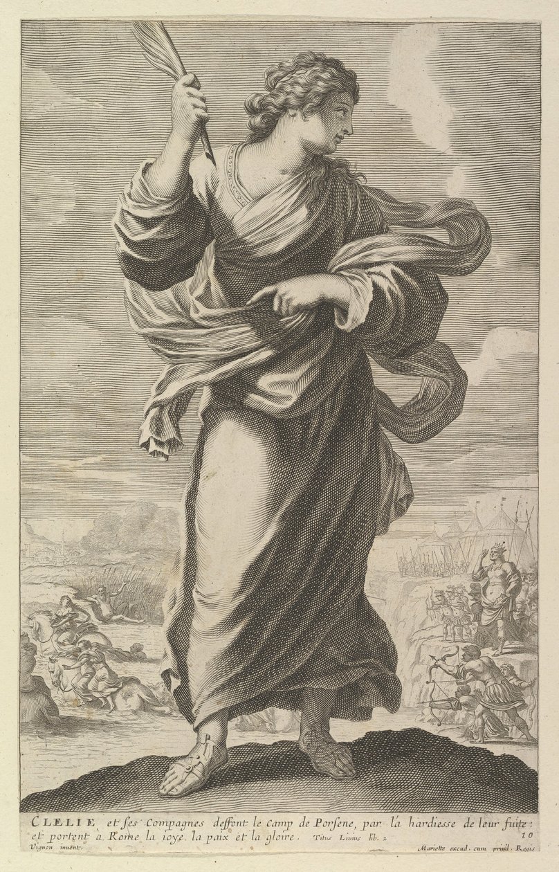 Clélie, 1647. Yaratıcılar: Gilles Rousselet, Abraham Bosse. by Gilles Rousselet