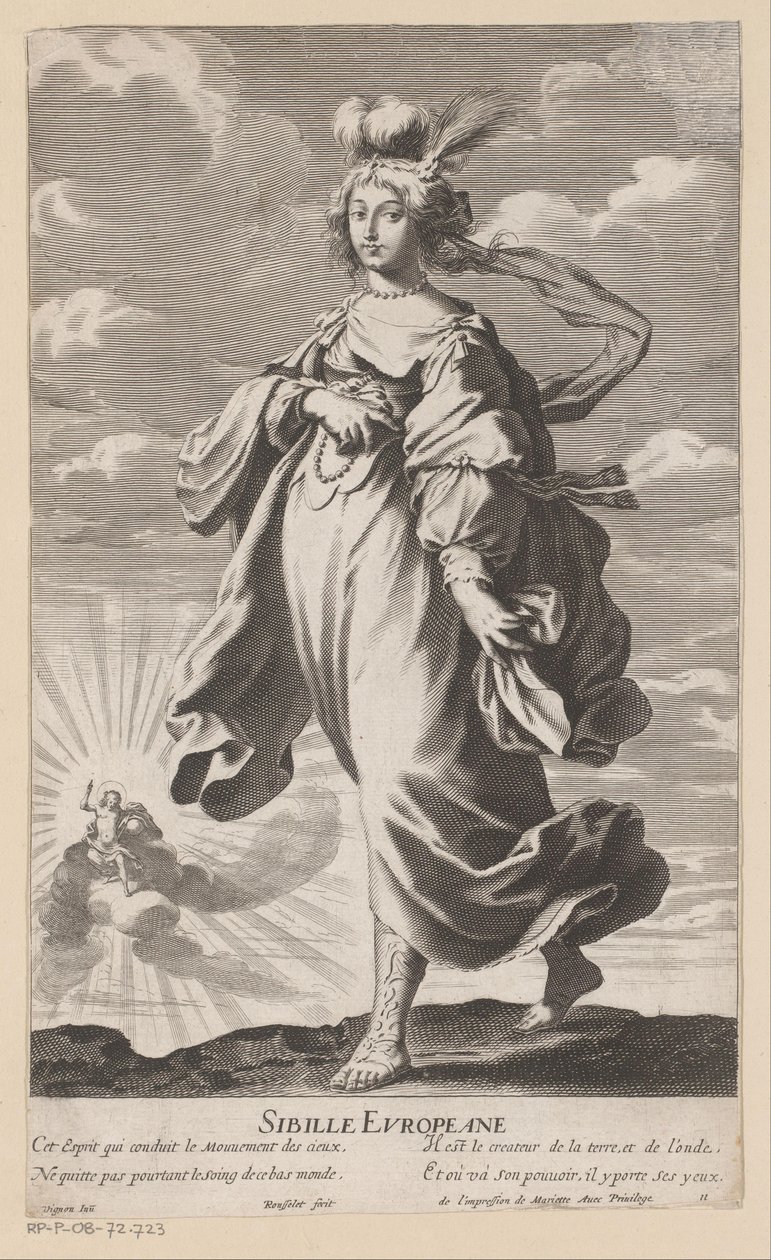 avrupalı kardeş Sibille Europeane (nesne üzerindeki başlık) Sibillen (dizi adı) Les Sibylles (dizi adı) by Gilles Rousselet