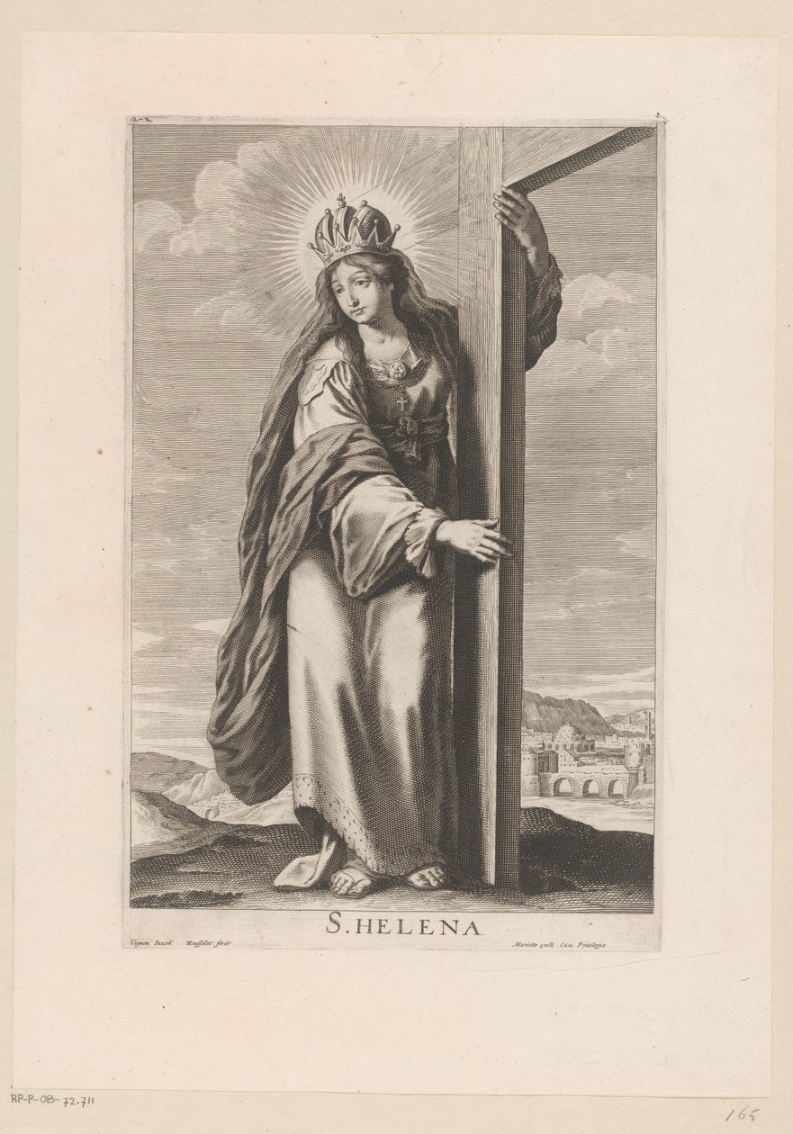 Aziz Helena çarmıhta by Gilles Rousselet