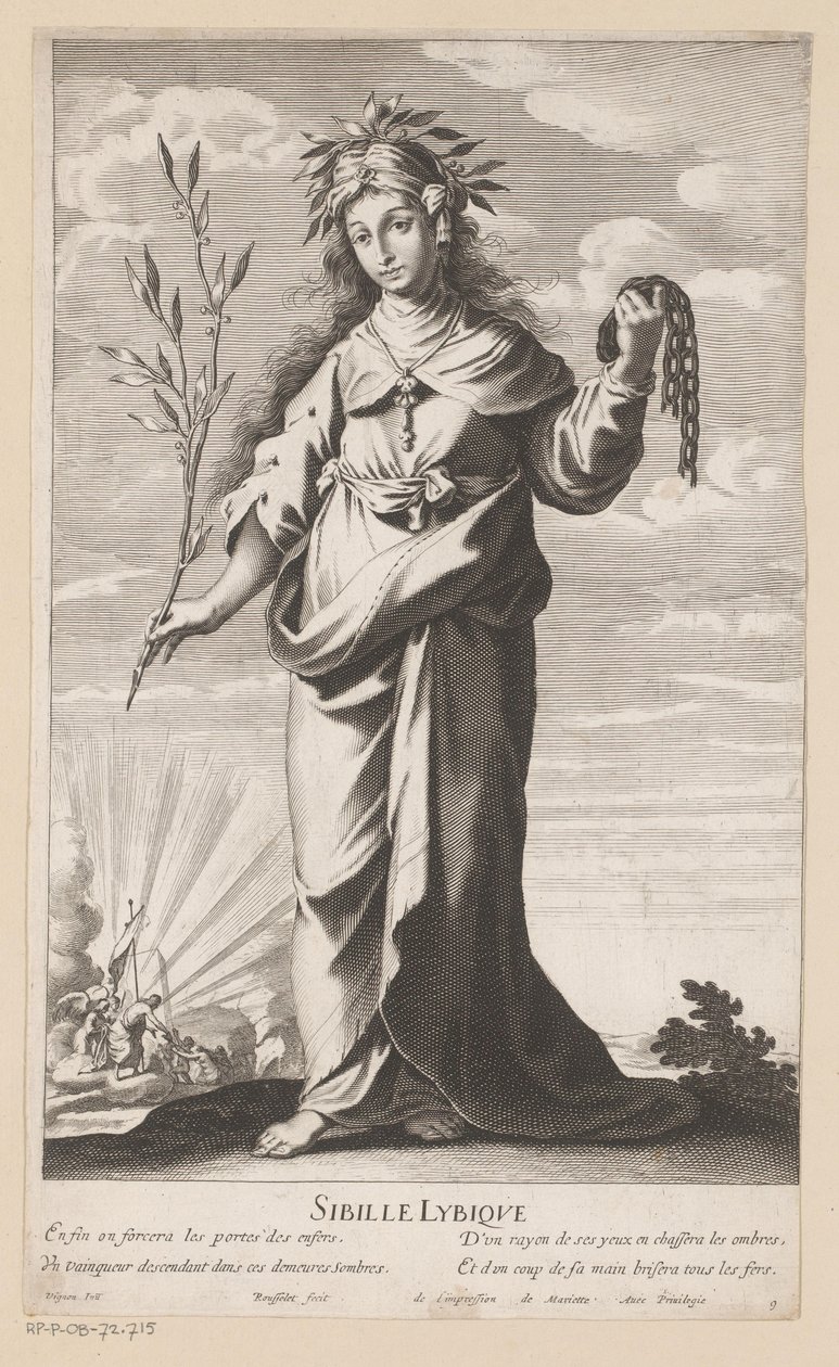 libische sibille Sibylle Libyque (nesne üzerindeki başlık) Sibille (dizi adı) Sibyller (dizi adı) by Gilles Rousselet