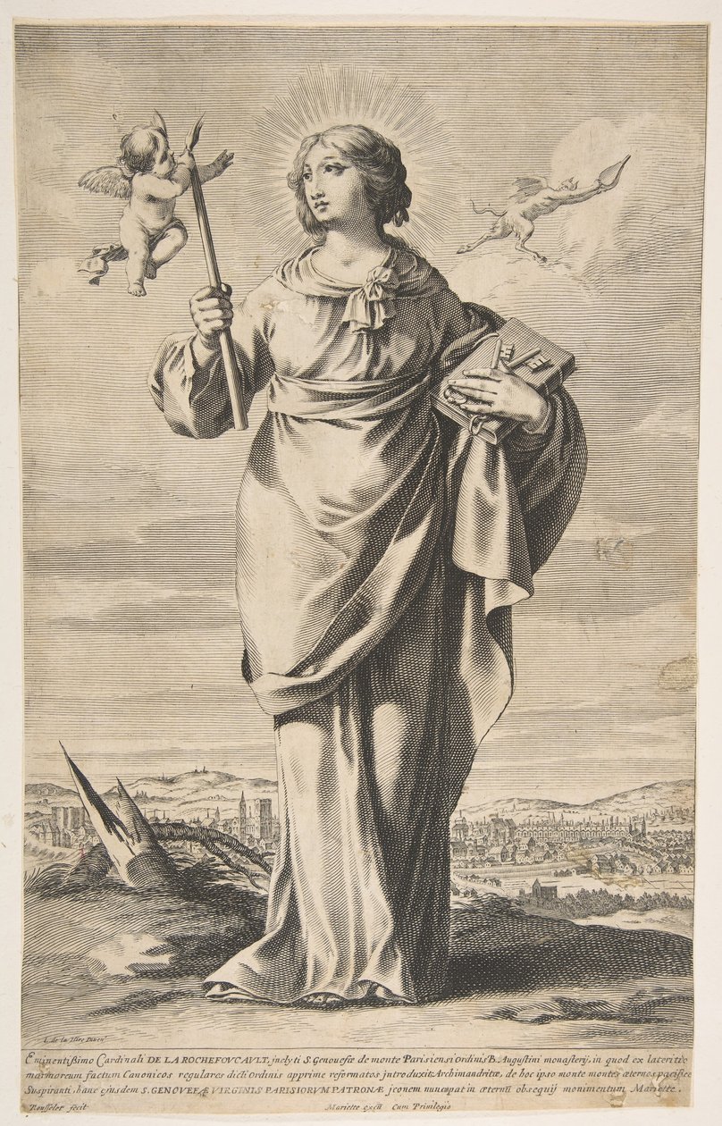 St. Genevieve.n.d. by Gilles Rousselet