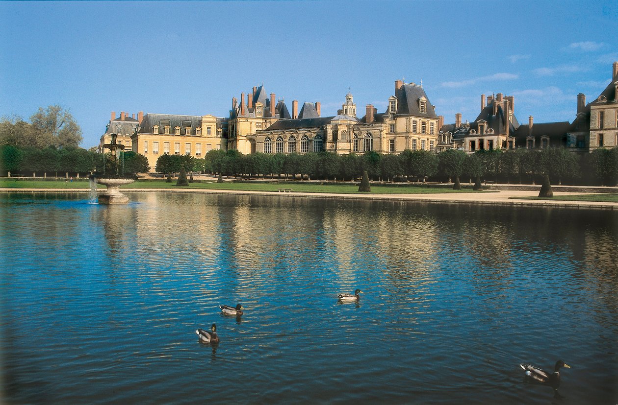 Fontainebleau Kalesi, Seine ve Marne (Seine-et-Marne), Fransa. Gilles Le Breton