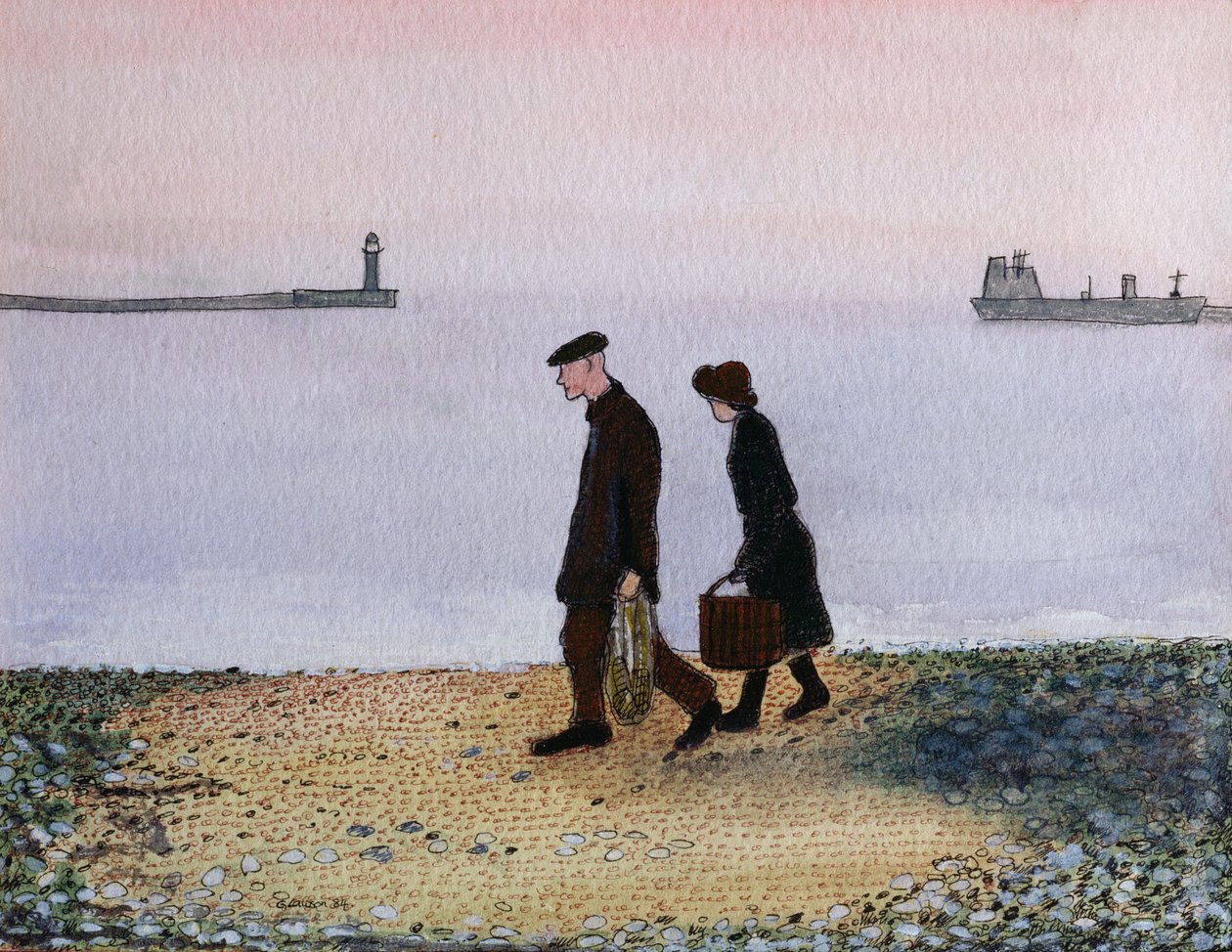 Akşam Gelgiti, Cornwall, 1982 by Gillian Lawson