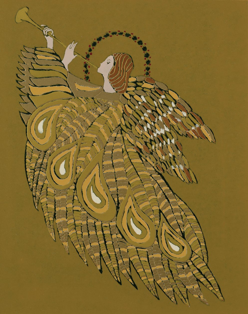 Müzikal Melek (baskı) by Gillian Lawson