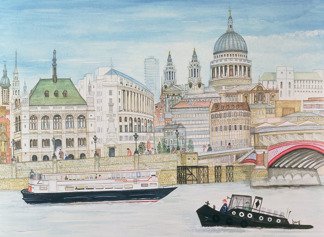 St. Pauls, Londra by Gillian Lawson