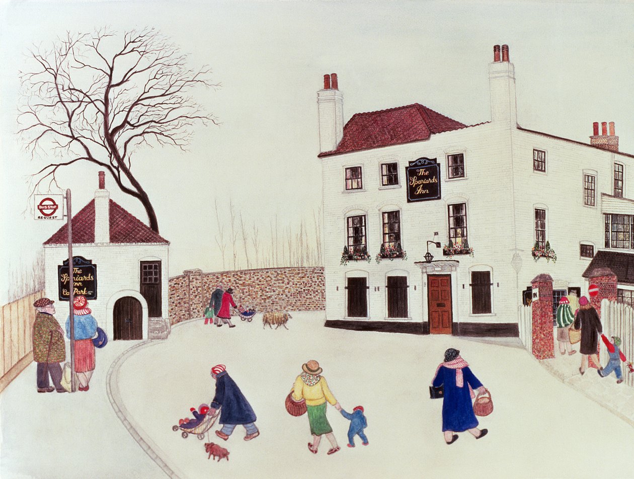 İspanyollar Inn, Hampstead Heath by Gillian Lawson
