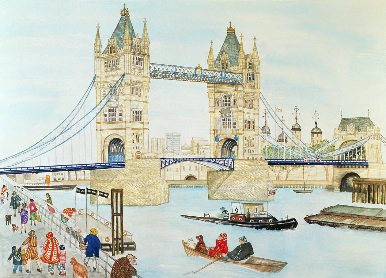 Tower Bridge, Londra by Gillian Lawson