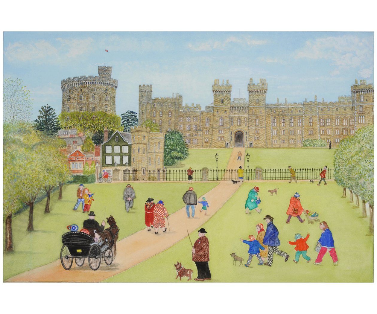 Windsor, 2008 (kağıt üzerinde wc) by Gillian Lawson