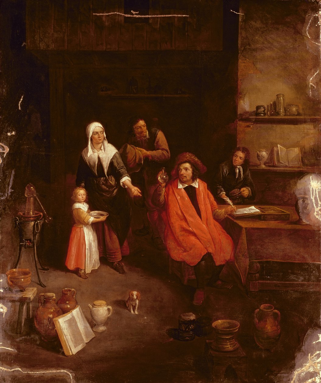 Doktoru ziyaret etmek by Gillis van Tilborgh the younger