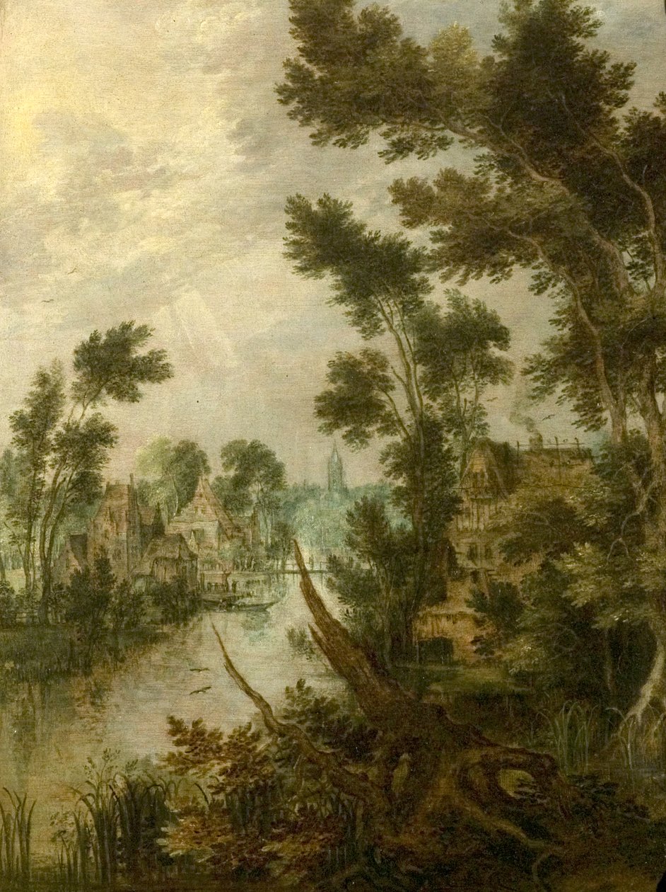 Nehir Manzarası, 1614 by Gillis Claesz d Hondecoeter