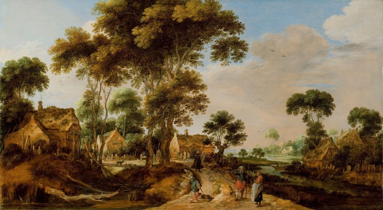 Köy Yolu by Gillis Claesz de Hondecoeter