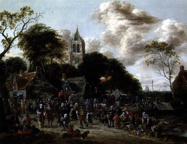 Market günü by Gillis Rombouts