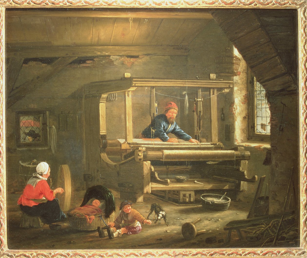 Bir Dokumacının Atölyesi by Gillis Rombouts