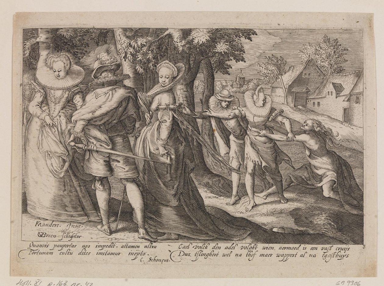 Aşk tanrısı ve anlaşmazlık by Gillis van Breen