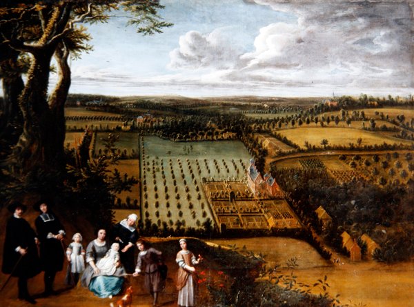 Malikanelerini Bekleyen Bir Patrici Ailesinin Portresi (tuval üzerine yağlı boya) by Gillis van and Hondt Lambert de Tilborgh