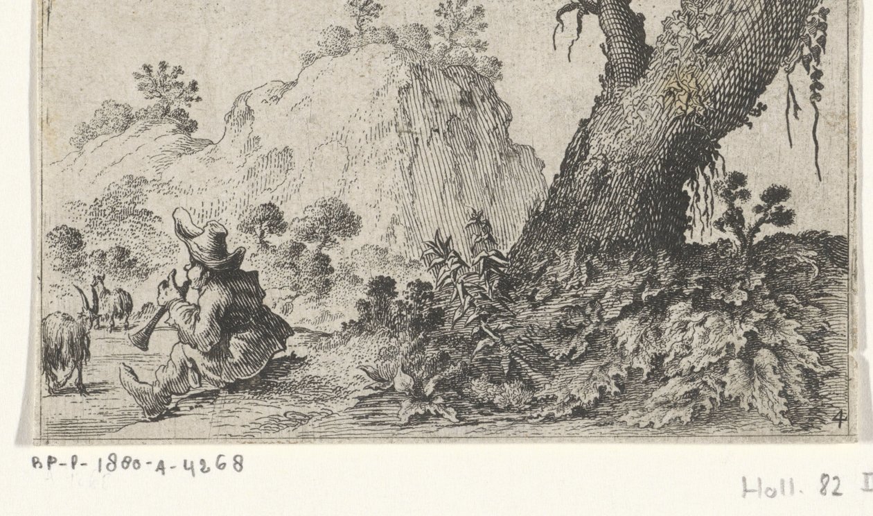 çoban çocuk Manzaralar (dizi başlığı) by Gillis van Scheyndel (I)