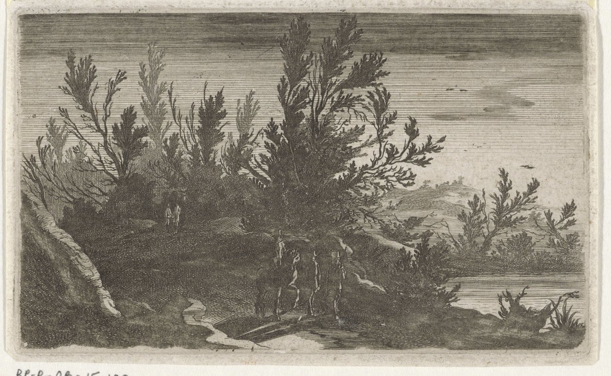 Gece manzara Altı manzara (dizi başlığı) by Gillis van Scheyndel (I)