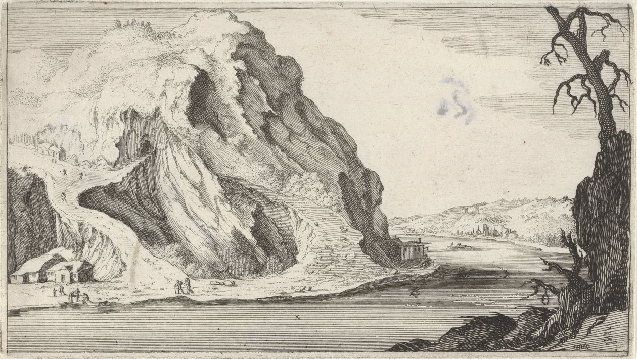 dağlarda nehir On iki manzara (dizi başlığı) by Gillis van Scheyndel (I)