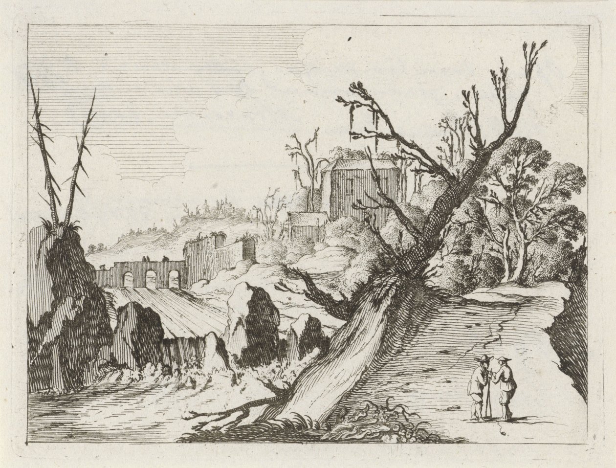 Şelale Yedi manzara (dizi başlığı) by Gillis van Scheyndel (I)