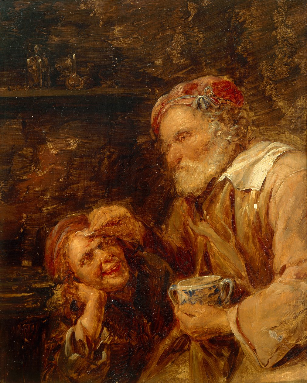 Dokunma, Genç Gillis van Tilborgh (1625-1678) tarafından. by Gillis van Tilborgh