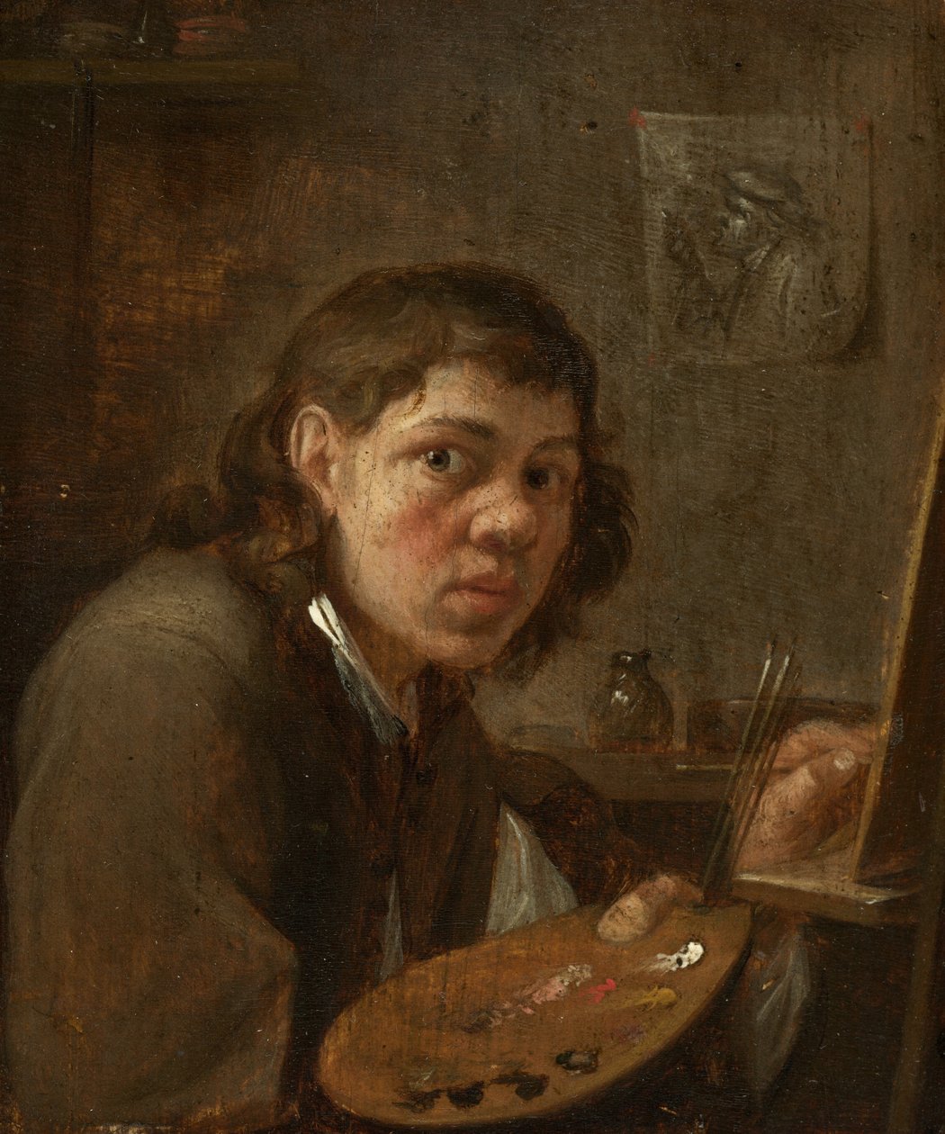 Stüdyoda Otoportre, c. 1645. by Gillis van Tilborgh the younger