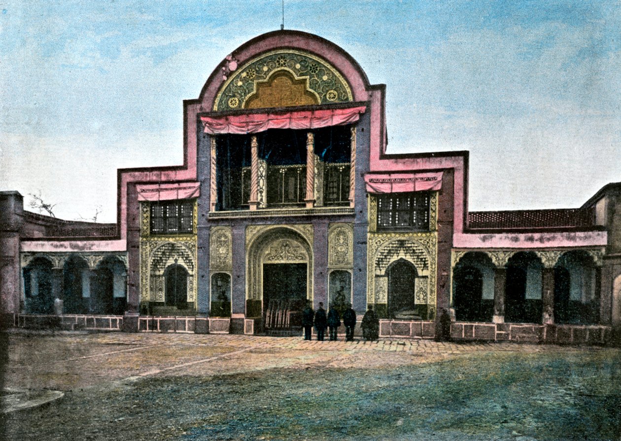 Şah sarayının kapısı, Tahran, c1890 by Gillot