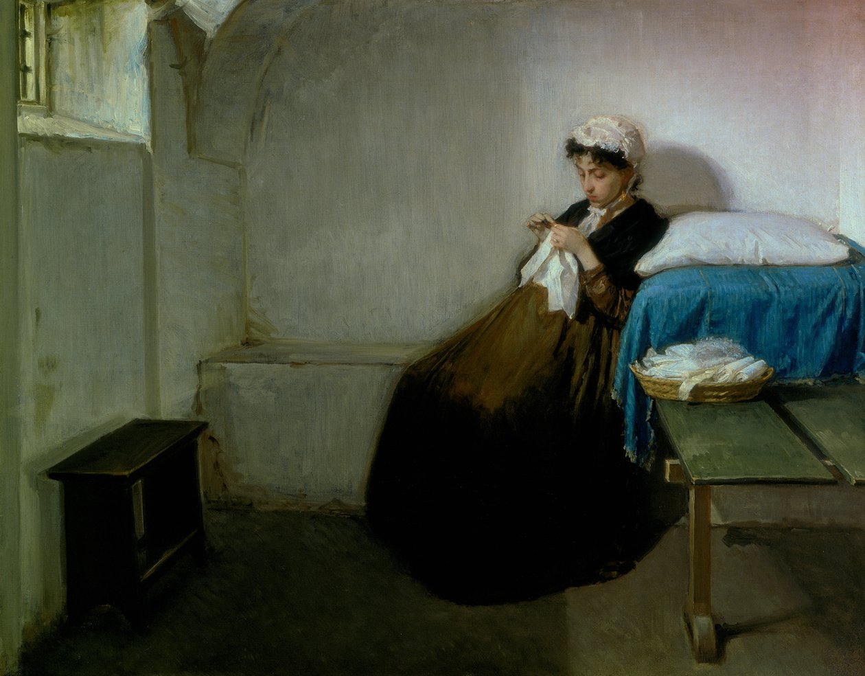 Luisa Sanfelice hapiste, 1877 by Gioacchino Toma
