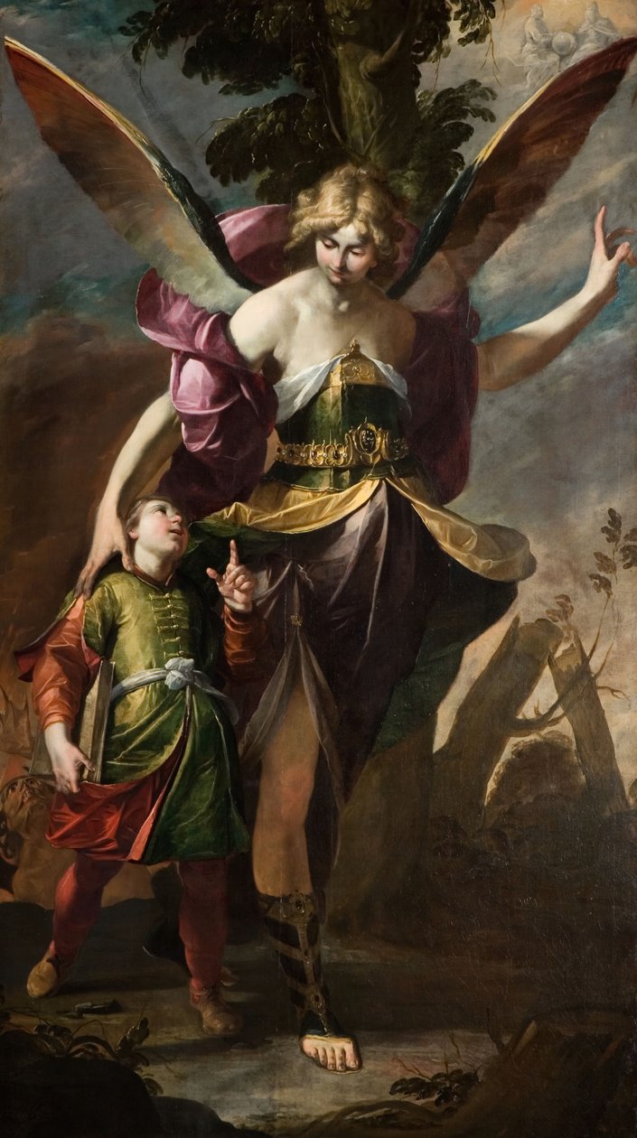 Koruyucu Melek, 1630. by Gioacchino Assereto