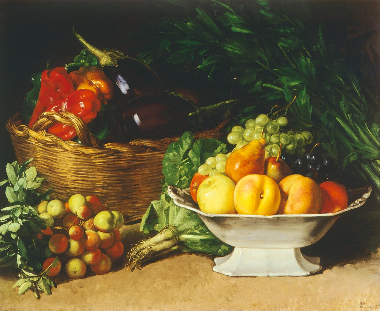 Biber ile natürmort by Gioacchino Toma