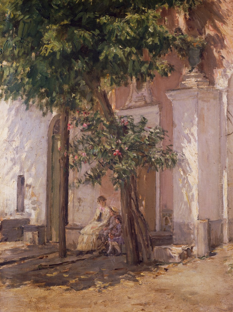 Villa Garzoni, Gioacchino Toma (1836-1893), resim. by Gioacchino Toma