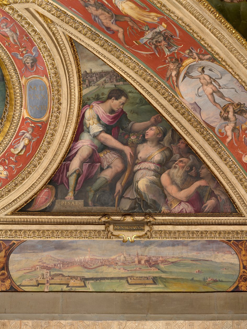 Pisa Alegorisi; altta, Siena