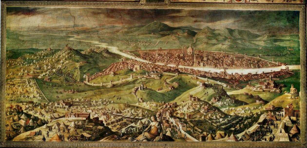 Floransa Kuşatması by Giorgio Vasari
