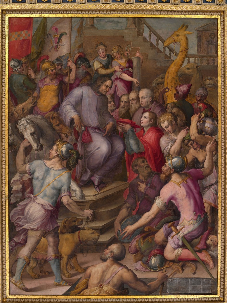 Muhteşem Lorenzo, büyükelçilerin haraçını aldı by Giorgio Vasari
