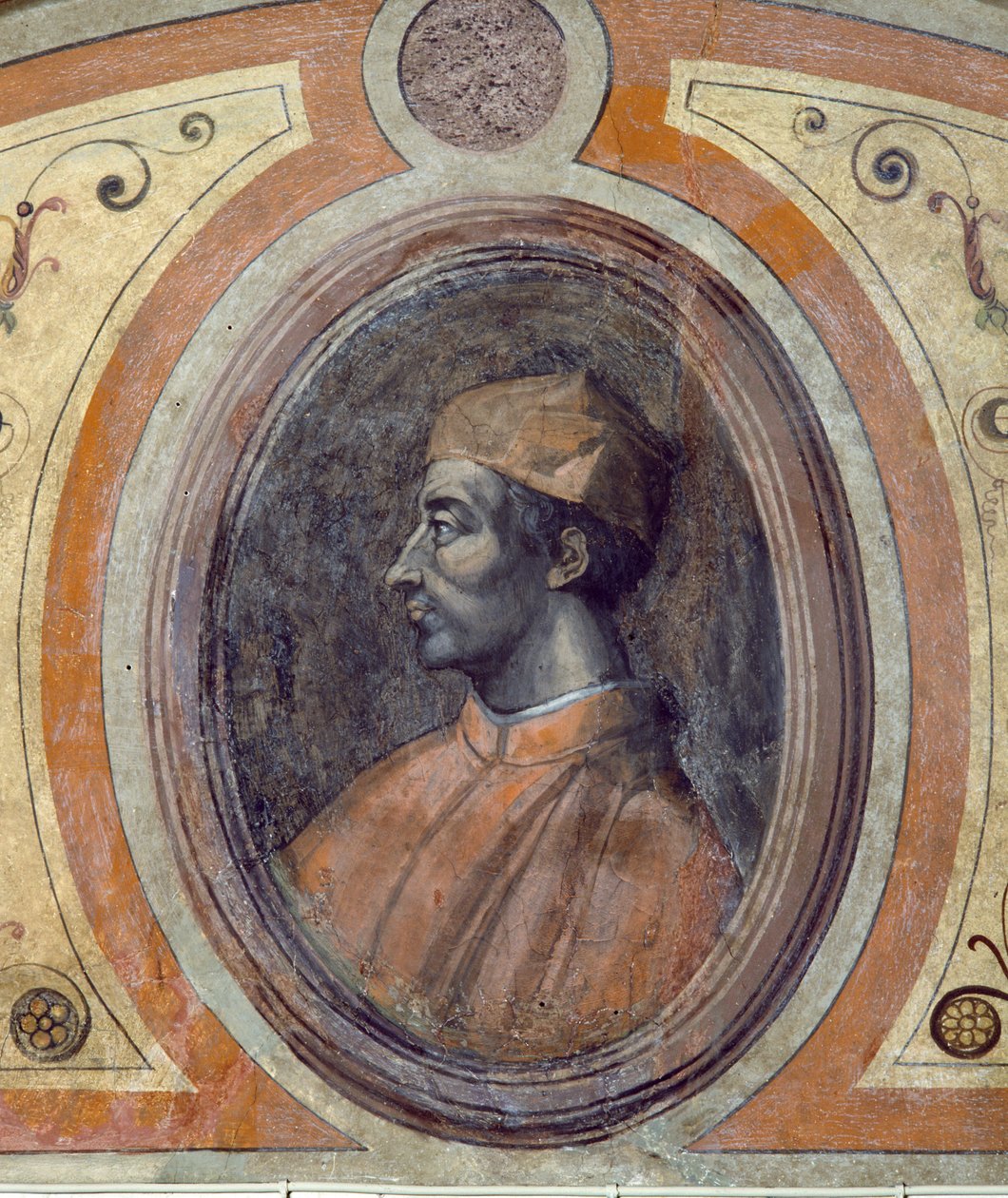Bir adamın portresi, Şöhret Odası, 1548 by Giorgio Vasari